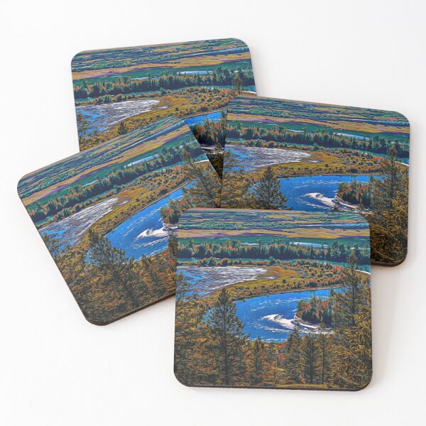 Item preview, Abstract valley view designed and sold by CanadianWild418.