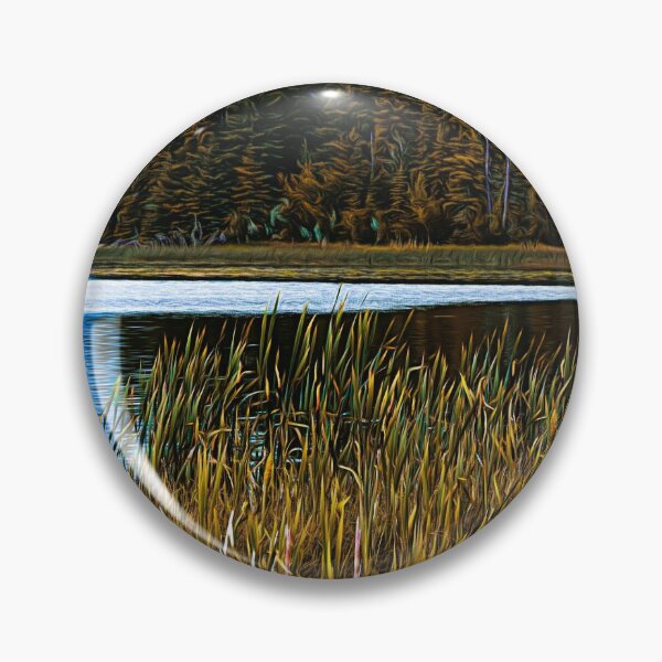 Item preview, Abstract lake scene designed and sold by CanadianWild418.