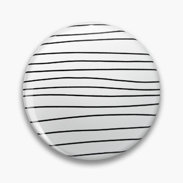 Item preview, Modern minimal trendy black white striped pattern designed and sold by ind3finite.