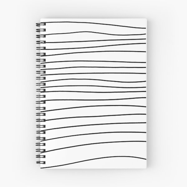 Item preview, Modern minimal trendy black white striped pattern designed and sold by ind3finite.