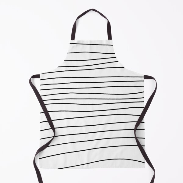 Item preview, Modern minimal trendy black white striped pattern designed and sold by ind3finite.