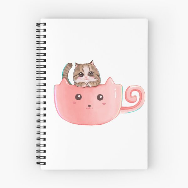 Item preview, Pink Cup Cat  designed and sold by silvyling.