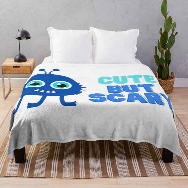 Item preview, Cute But Scary - Children's Blue Monster designed and sold by CheckOutOz.
