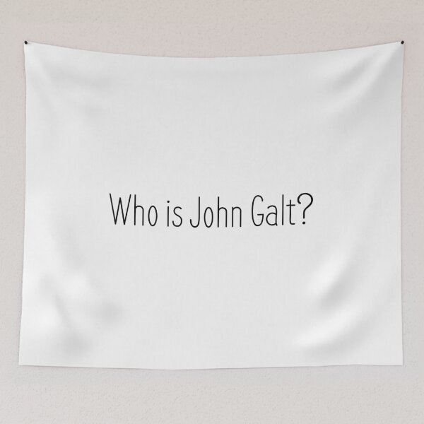 Item preview, Who is John Galt? designed and sold by dobiegerl.