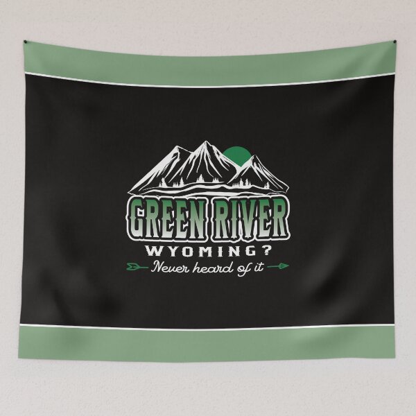 Item preview, Green River Wyoming WY Conspiracy Theory designed and sold by NoBonesLife.
