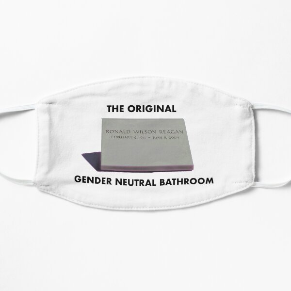 The Original Gender Neutral Bathroom Flat Mask