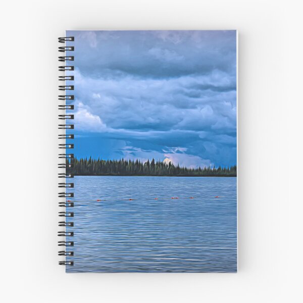 Item preview, Abstract lake view designed and sold by CanadianWild418.