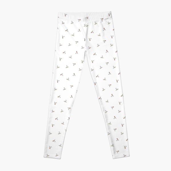 Scattered Red-caps (white) Leggings
