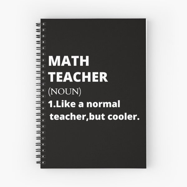Item preview, MATH TEACHER NOUN 1. LIKE A NORMAL TEACHER, BUT COOLER. designed and sold by Yasdey Rojas.