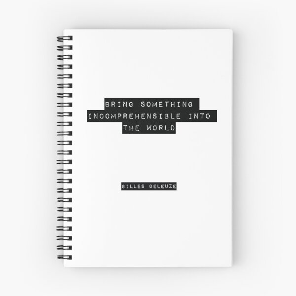 Item preview, Gilles Deleuze Quote designed and sold by RJ123.
