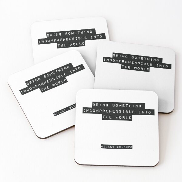 Item preview, Gilles Deleuze Quote designed and sold by RJ123.