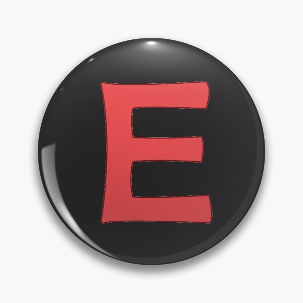 Item preview, letter e red designed and sold by ZiphGames.