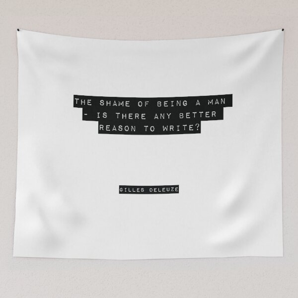 Item preview, Gilles Deleuze Quote designed and sold by RJ123.