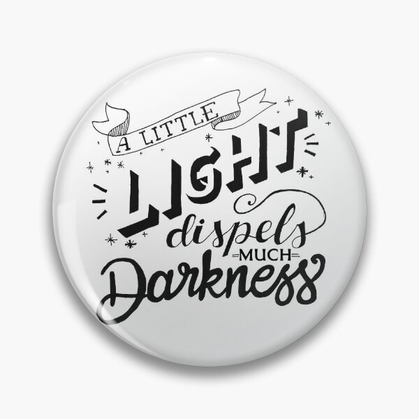 Item preview, A Little Light Dispels Much Darkness designed and sold by ChaiJewishGirls.