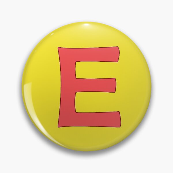 Item preview, letter e red designed and sold by ZiphGames.