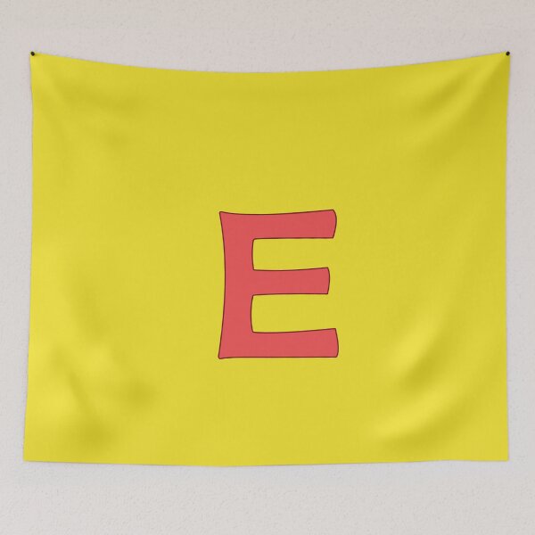 Item preview, letter e red designed and sold by ZiphGames.