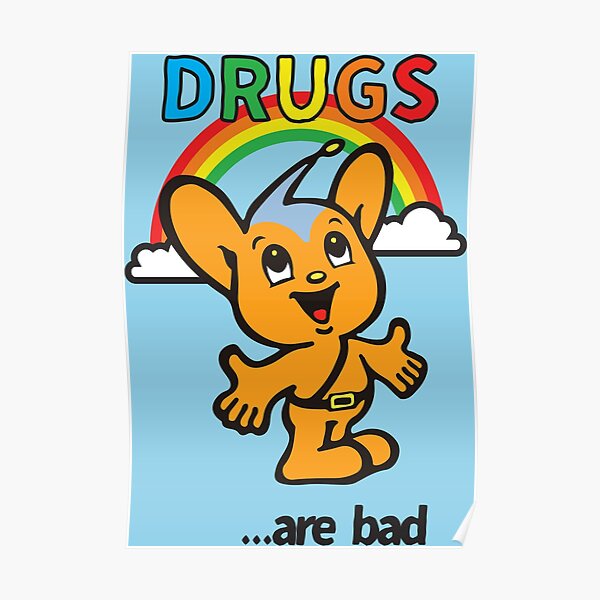 Pipo-Kun - Mascotte de la police de Tokyo - Les drogues sont mauvaises Poster