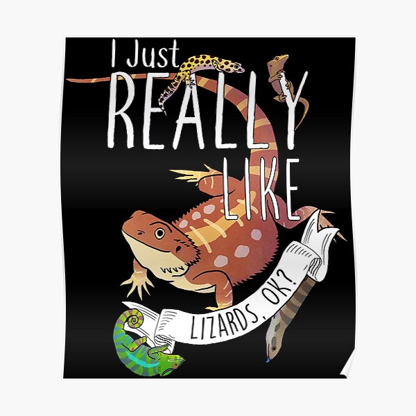 I Just Really Like Lizards, OK? Poster