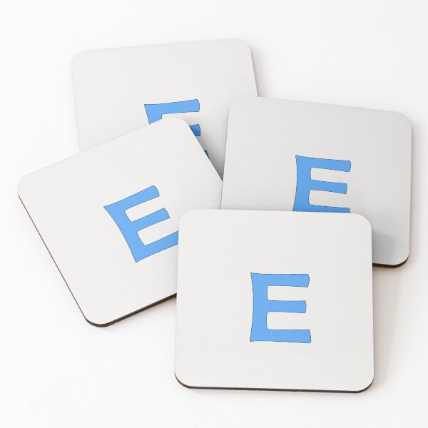 Item preview, letter e blue designed and sold by ZiphGames.