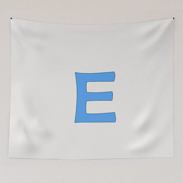 Item preview, letter e blue designed and sold by ZiphGames.