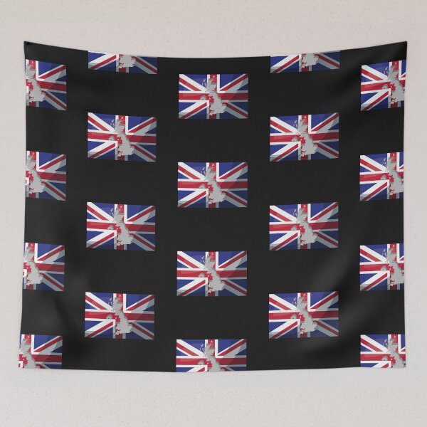 Item preview, Union Jack Flag, GB Great Britain, England red and white flag, Great Britain, United Kingdom  designed and sold by Krafty  Arts Studio.