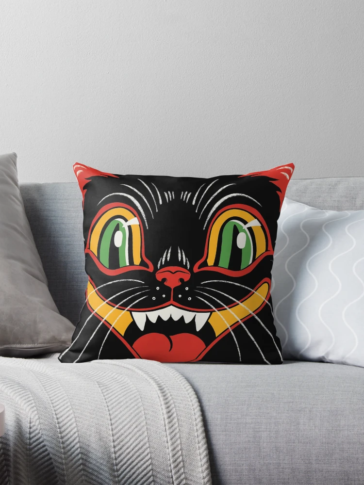 Halloween black cat fashion pillows