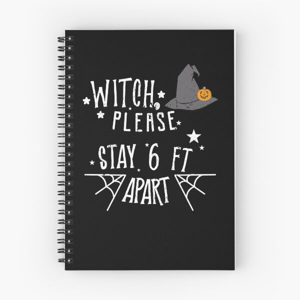 Item preview, Witch Please Stay 6 feet apart designed and sold by RainbowPandas.