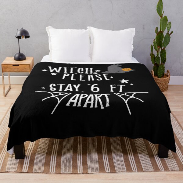 Item preview, Witch Please Stay 6 feet apart designed and sold by RainbowPandas.