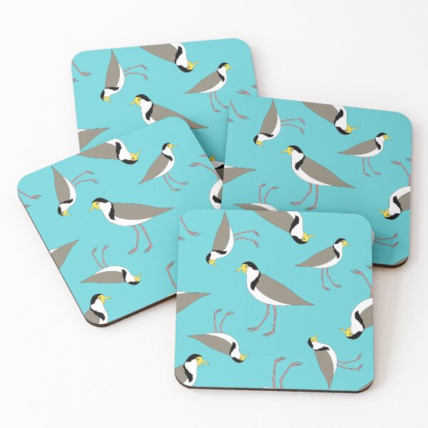 Item preview, Lapwings Galore (aqua) designed and sold by LauraXTan.