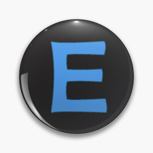 Item preview, letter e blue designed and sold by ZiphGames.