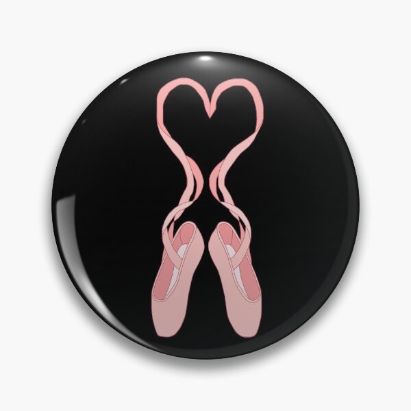 Item preview, Lovely Heart Pink Ballet Slippers designed and sold by Deborah Camp.