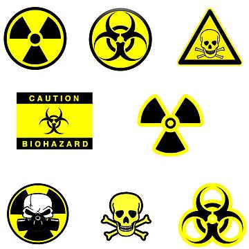 Artwork thumbnail, Biohazard - Nuclear Stickers by unionpride