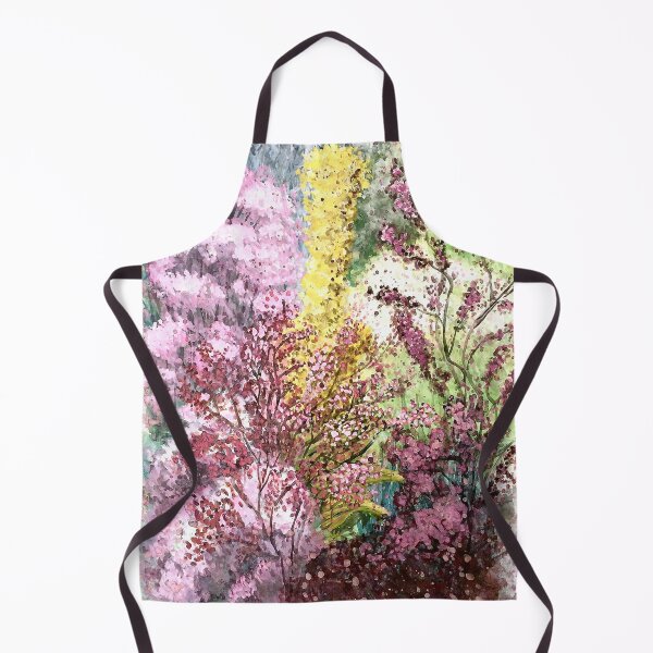 Item preview, Colorful summer garden watercolor painting designed and sold by GittaG74.