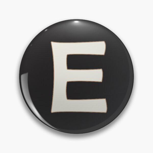 Item preview, letter e white designed and sold by ZiphGames.