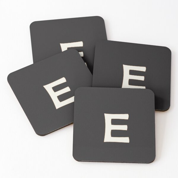 Item preview, letter e white designed and sold by ZiphGames.