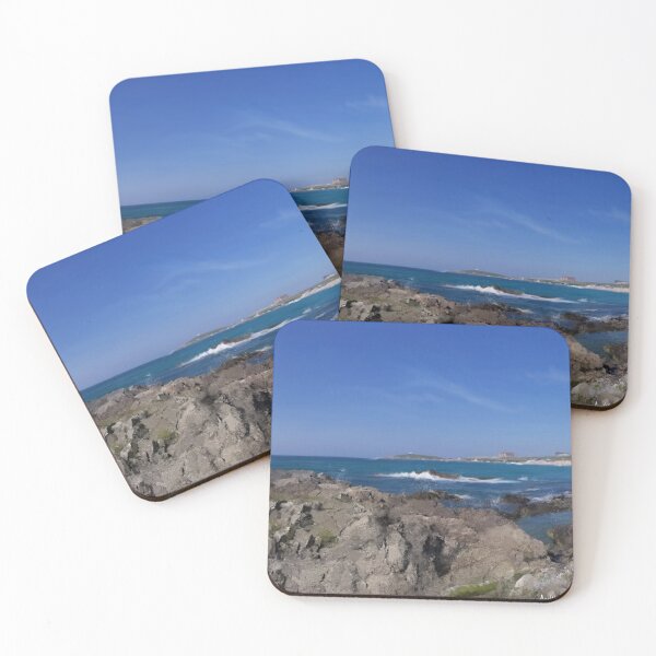 Item preview, Rocky beach view.  Fistral beach, Newquay Cornwall. designed and sold by Something Arty.