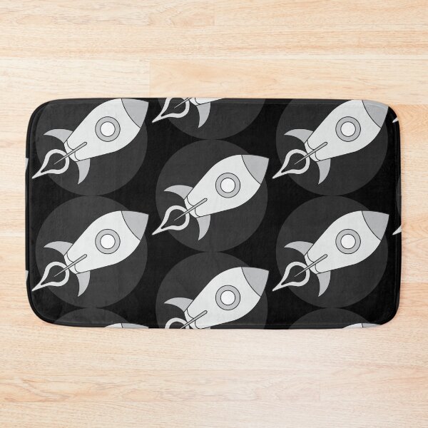 Item preview, Red Rocketship Blast Off designed and sold by Astral Prints.