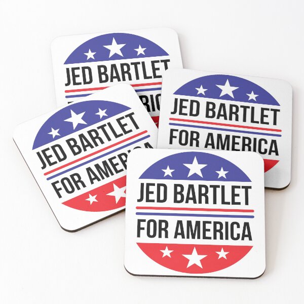 Item preview, Re-Elect  Jed Bartlet - Circle designed and sold by PsychicCatStore.