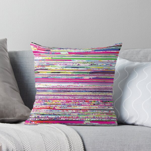 Item preview, mega glitch with pink cyberpunk stripes designed and sold by frauenbrauen.
