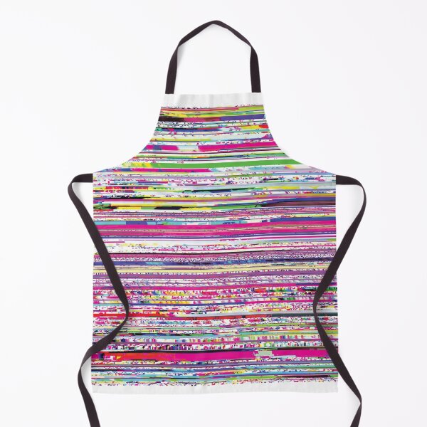 Item preview, mega glitch with pink cyberpunk stripes designed and sold by frauenbrauen.