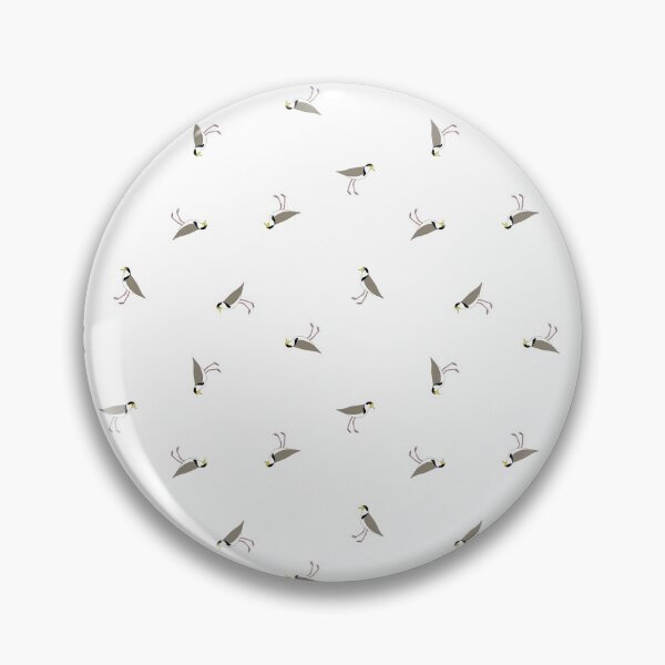 Scattered Lapwings (white) Pin