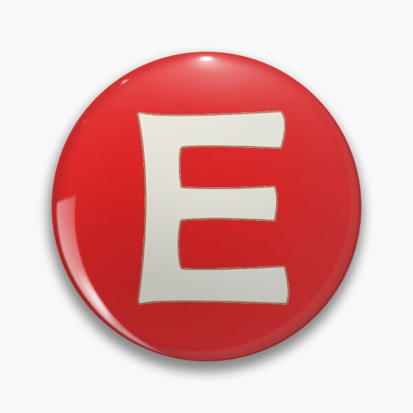 Item preview, letter e white designed and sold by ZiphGames.
