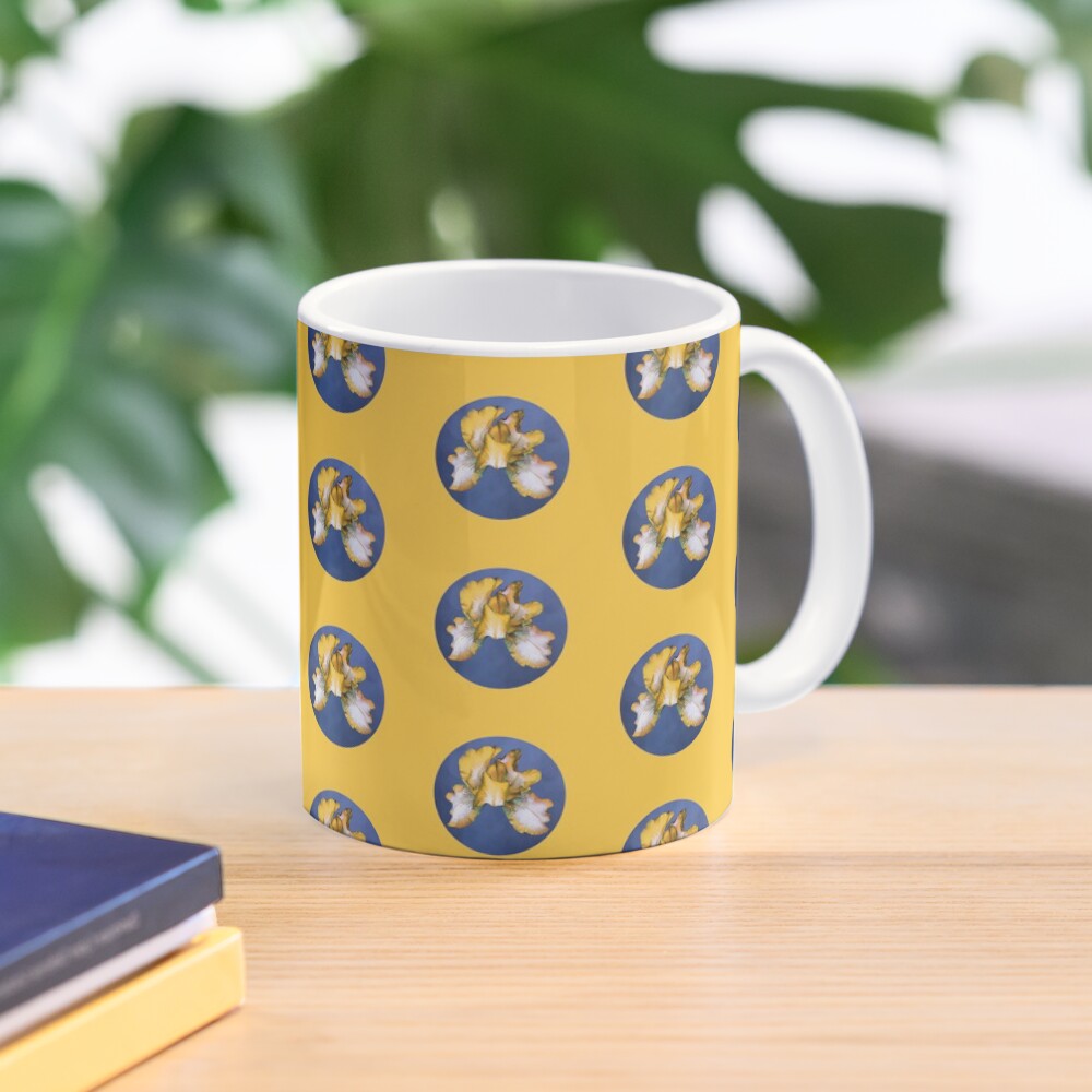 Rainbow Iris - Blue Circle Mug