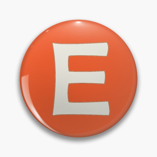 Item preview, letter e white designed and sold by ZiphGames.