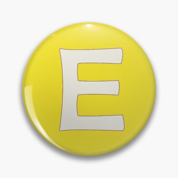 Item preview, letter e white designed and sold by ZiphGames.