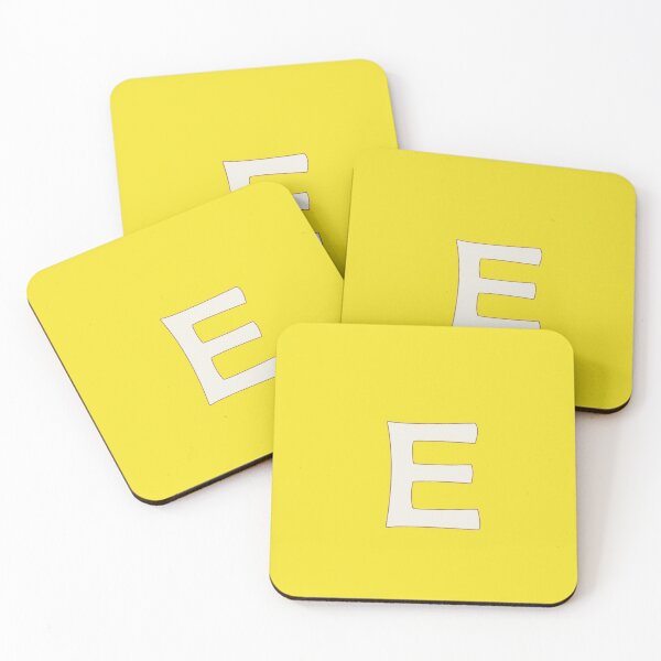 Item preview, letter e white designed and sold by ZiphGames.