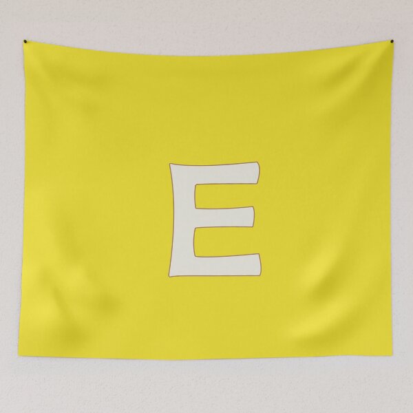 Item preview, letter e white designed and sold by ZiphGames.