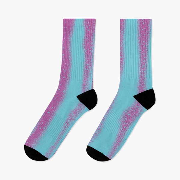 Item preview, pink and blue paint splatter and lines designed and sold by frauenbrauen.