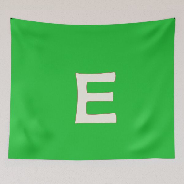 Item preview, letter e white designed and sold by ZiphGames.