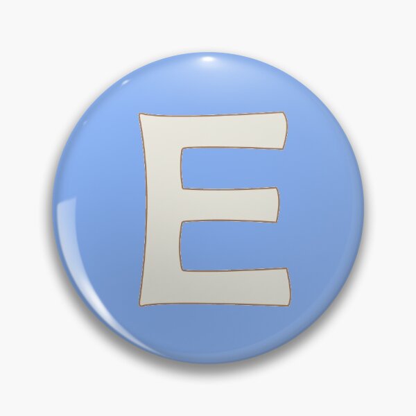 Item preview, letter e white designed and sold by ZiphGames.